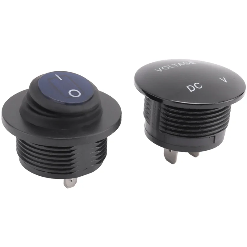 

A04E-Marine Boat RV 12V Charger Socket Panel 4 In 1 DC Power 12V Outlet Panel With Toggle Switch