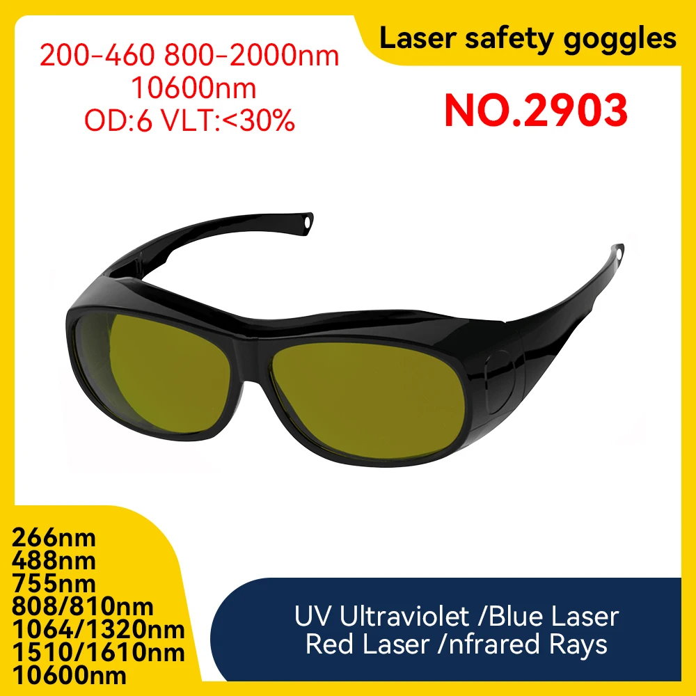 laser glasses Laser Protection 808 1064 OD6 Laser Safety Glasses Protective lenses laser protector laser protective glasses 532