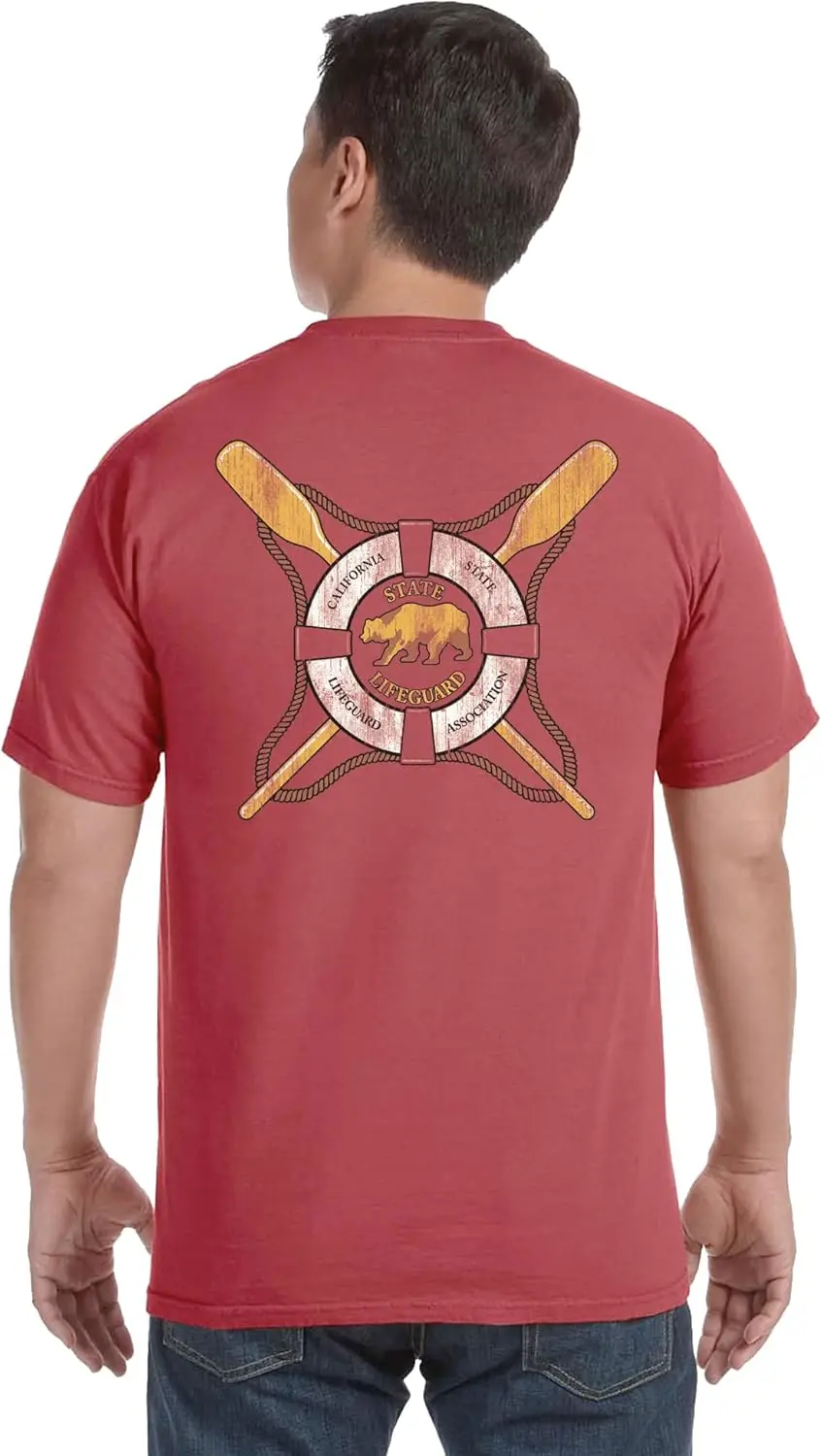 Malibu Shirts - California Lifeguard Association T-Shirt for Men