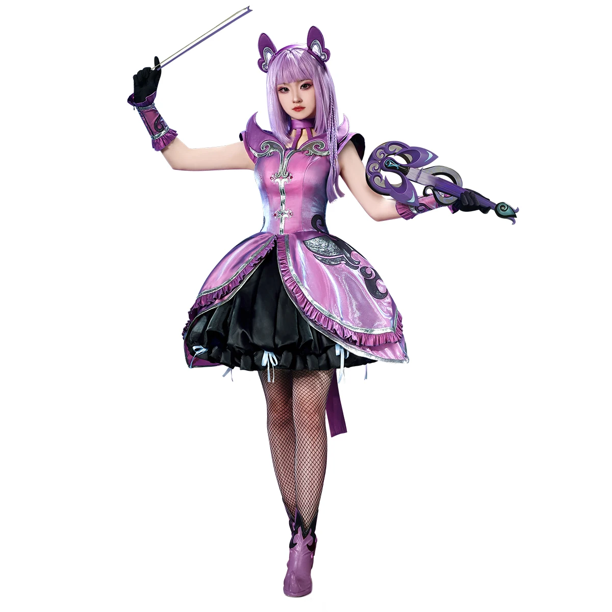 أزياء يان ليلي التأثيرية، حفلة الهالوين، لعب الأدوار في عيد الميلاد، الخرافات، سلع S-L متوفرة في المخزون، تنورة كوس جديدة لعام 2024