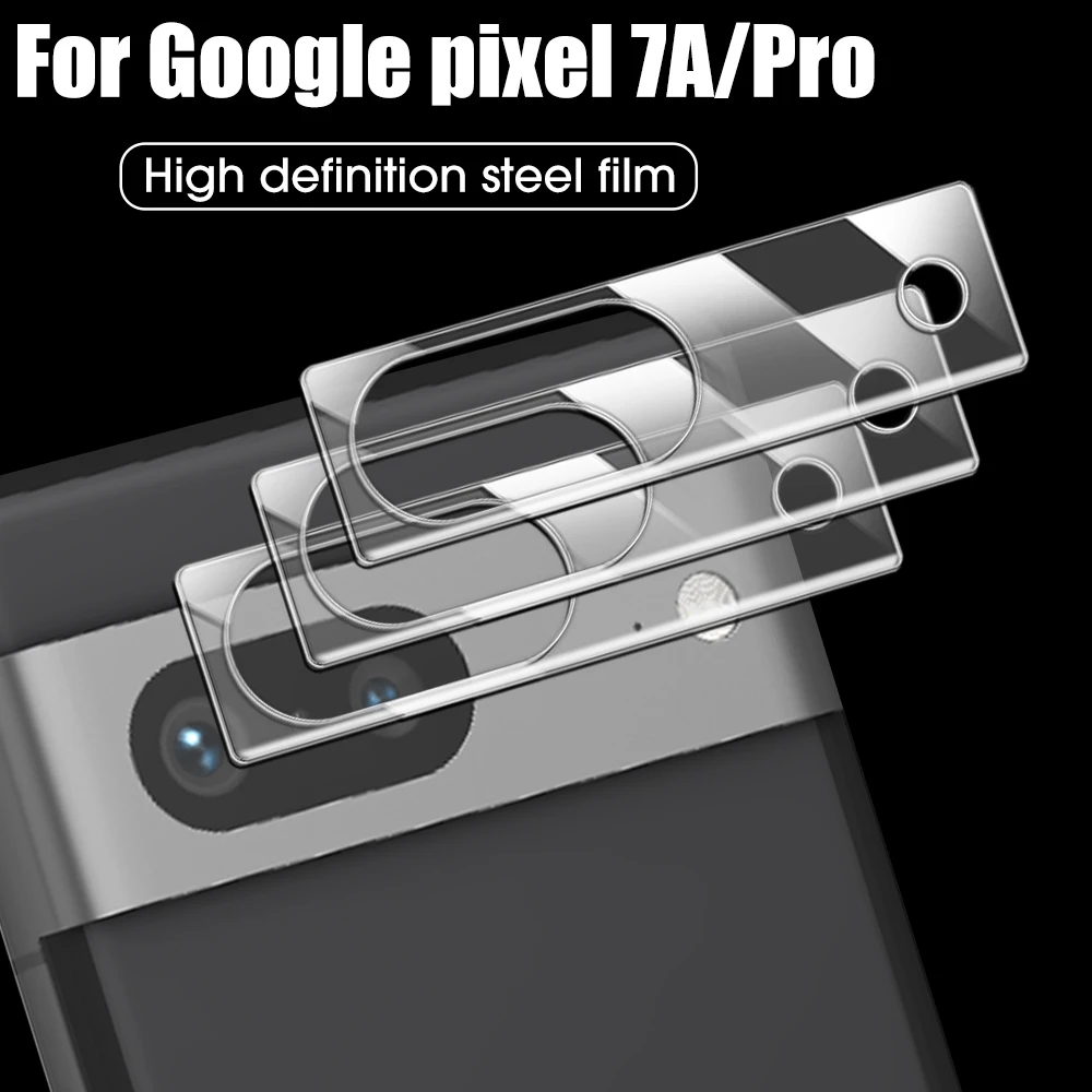 Para cámara Google Pixel 7A, películas de cubierta completa de vidrio templado, Protector de pantalla, película protectora de vidrio curvada 3D antiarañazos