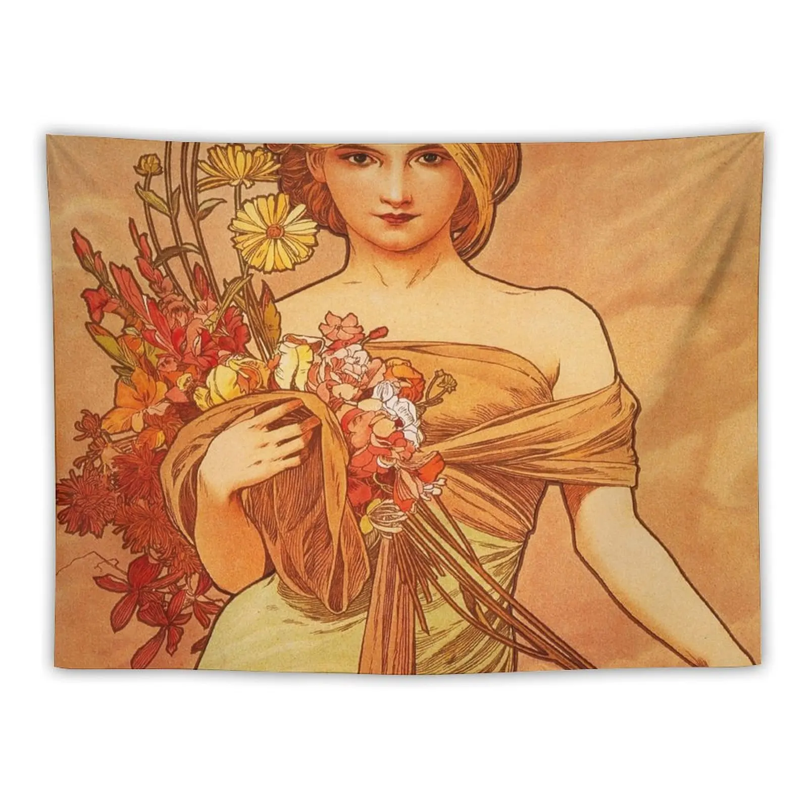

alfons mucha - alphonse mucha Tapestry Japanese Room Decor Bedrooms Decor Home Decoration Accessories Tapestry