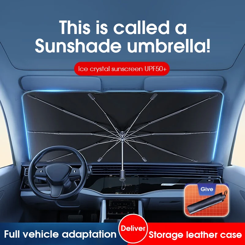 

Universal Retractable Awning Visor for Cars Sunscreen Heat Insulation Sunshade Tools Car Front Windshield Awning