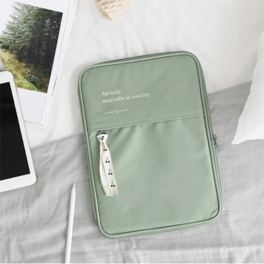 8-11 Inch Laptop Notebook Case Briefcase Shockproof Tablet Protective Case Multifunctional with Handle Computer Storage Bag