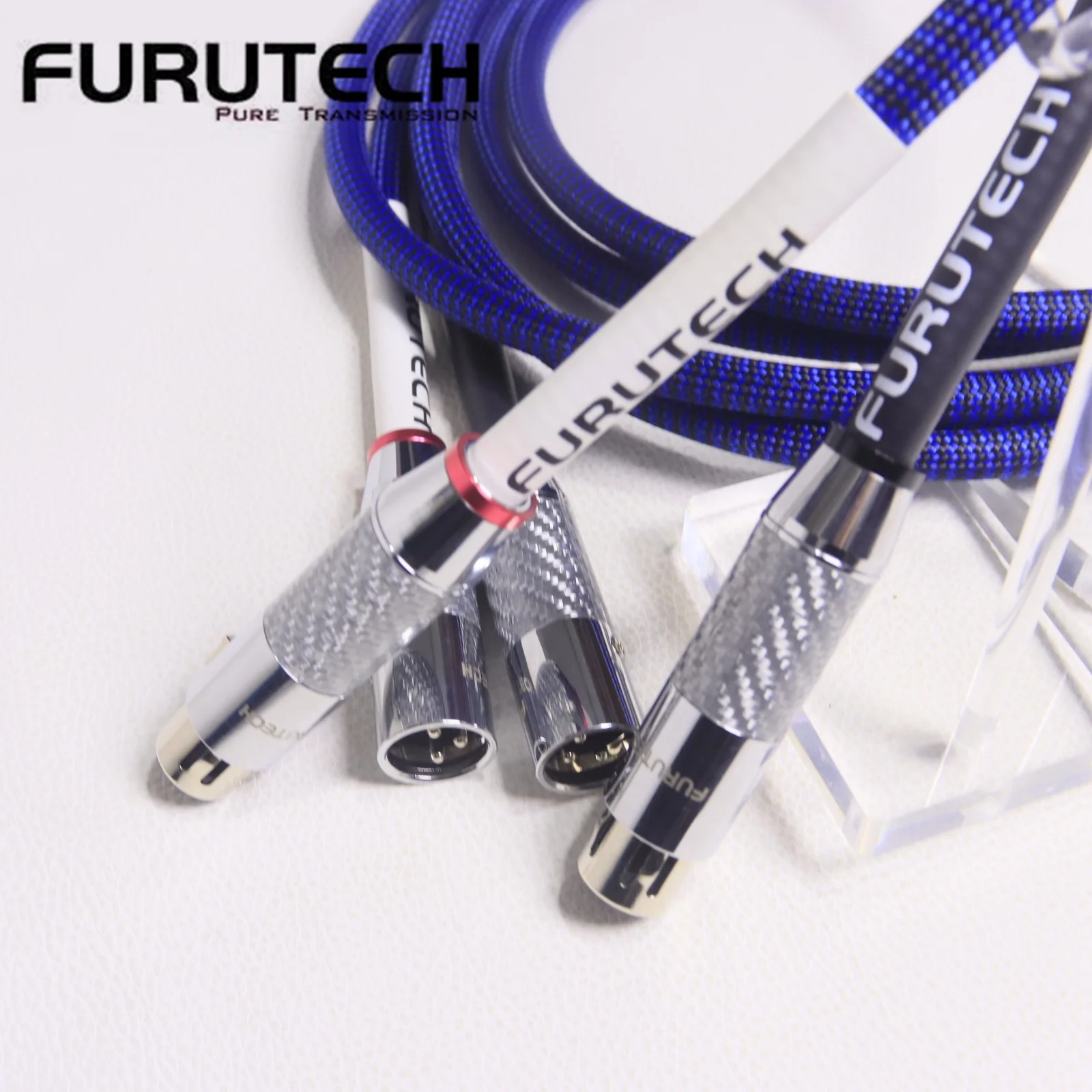 1pair FURUTECH flagship DAS-4.1 XLR audio cables hi-end Alpha OCC conductors, with original 3-core XLR connectors made in Japan