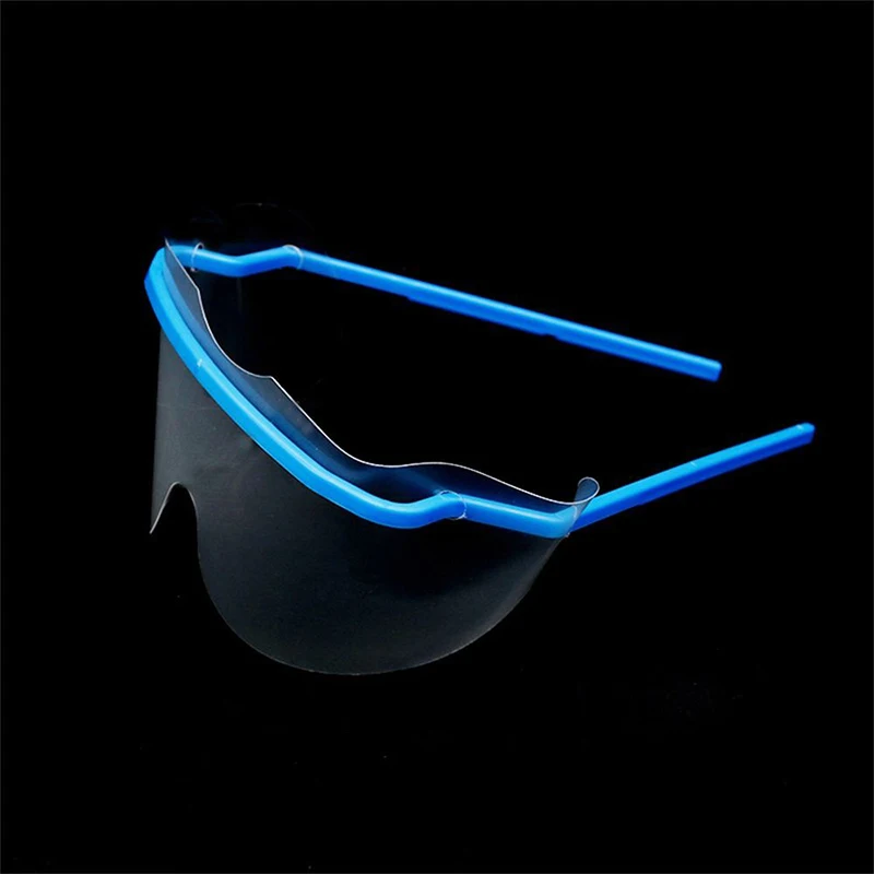 TJDent 10pcs Disposable Dental Safety Protective Goggles Anti-spray Frameless Half Face Shield Protecte Eyewear Simple Tools
