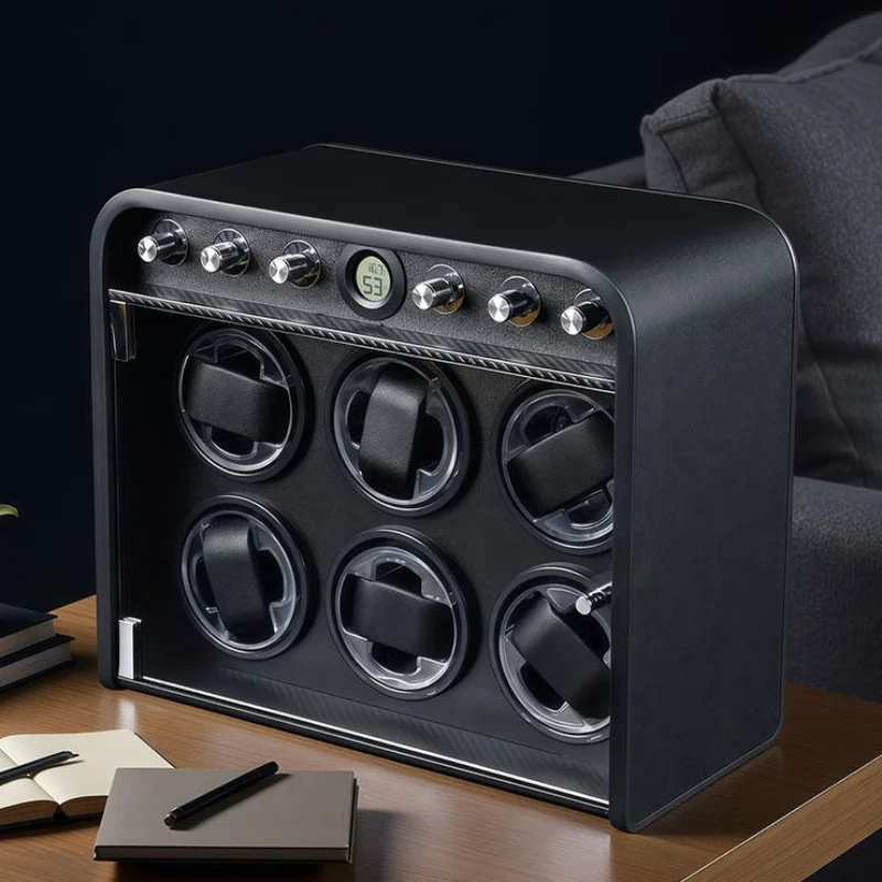 Automatic Watch Winder 4/6/9 Slots Mechanical Watches Winding Device Luxury Wrist Watch Chain Box Desktop Watches Storage Cases