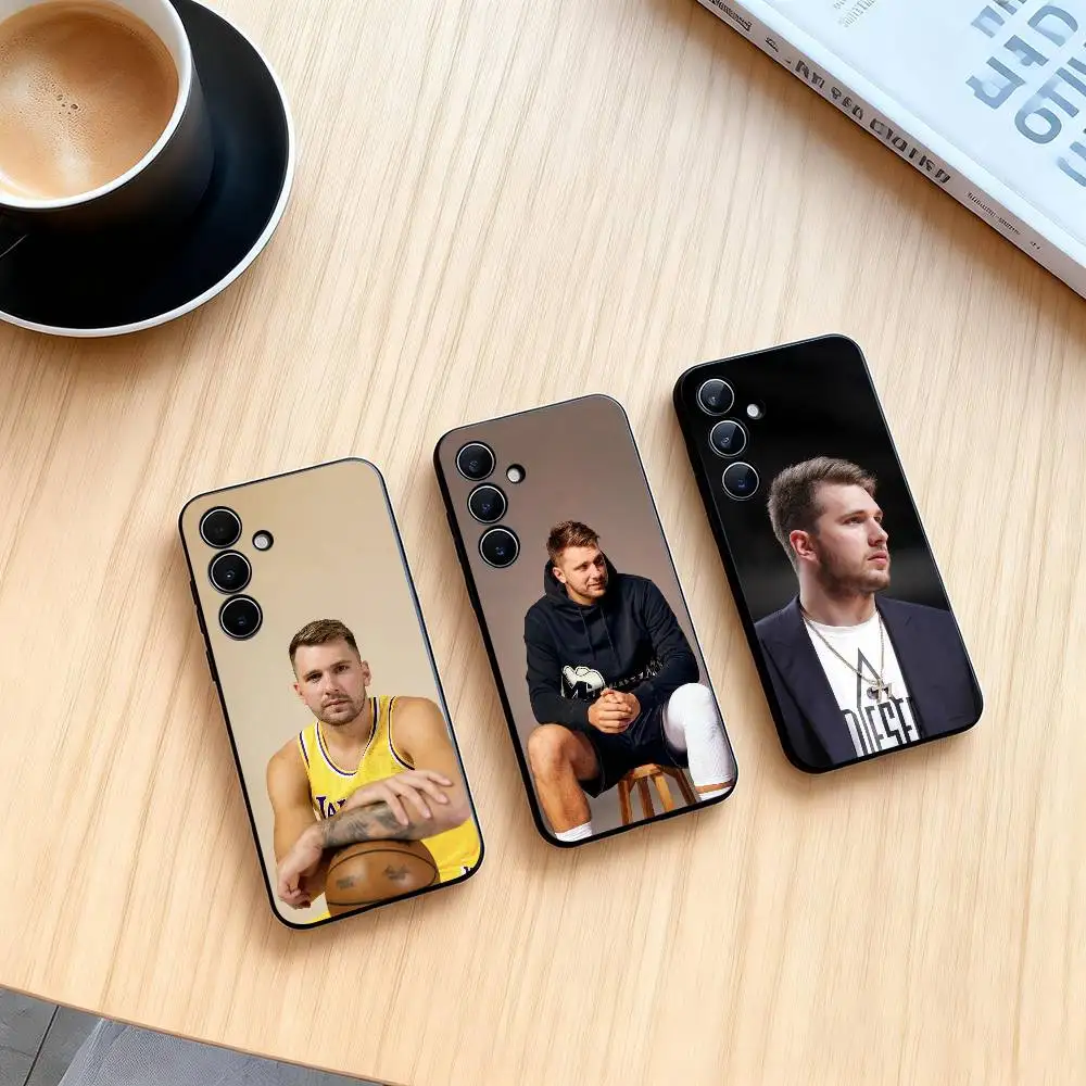 L-Luka Phone Case Black Silicone Soft For Samsung Galaxy A73,A72,A71,A70,A53,A52,A51