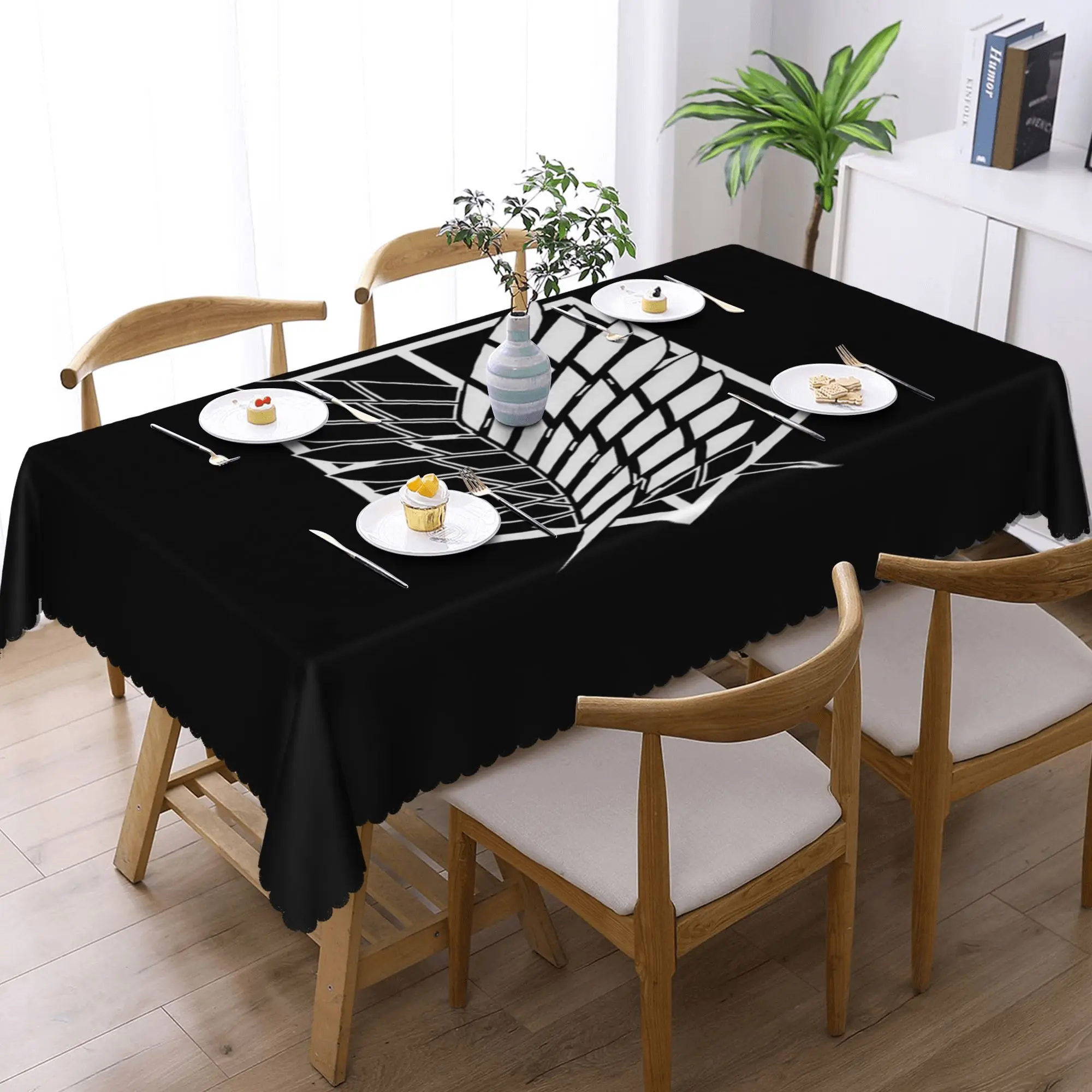 toalha-de-mesa-retangular-attack-on-titan-wings-of-freedom-capa-de-mesa-a-prova-d'agua-para-decoracoes-de-festas-e-festivais