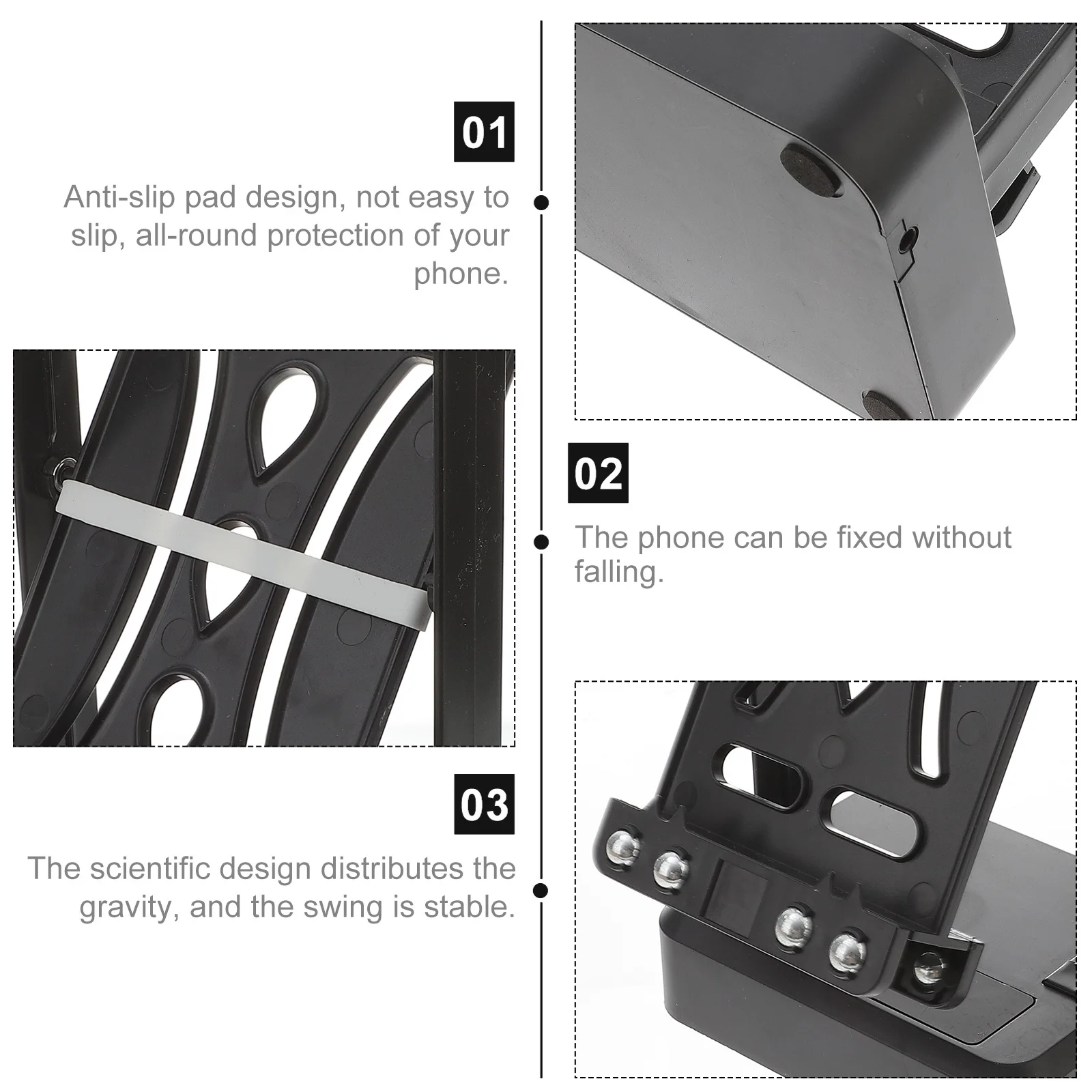 

1Pcs Step Counter Brush Stepper Phone Wiggler Device for Phones Under 6.5-Inch Silent Mute Pedometer Accessory