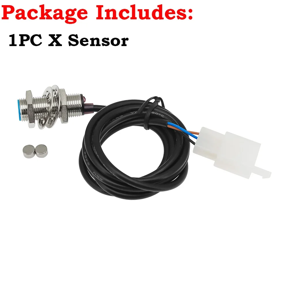 Ein neuer Universal Moto RPM Tachometer Tachometer Geschwindigkeitsmesser Tacho Meter Digitaler Kilometerzähler Instrument Sensor Set für Motorrad