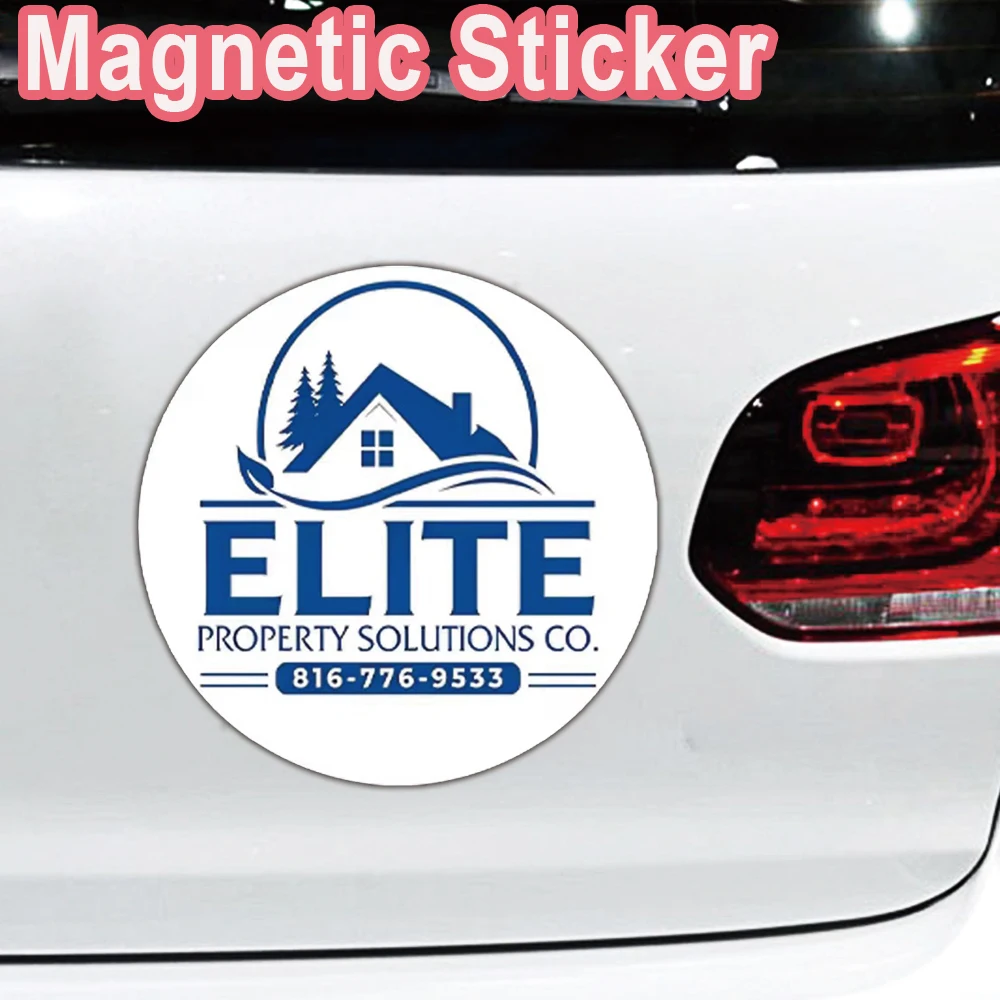1pc nice Custom Car Magnets Personality Bumper Sticker Stickers Magnetic Personalized  Auto Stickers On The Car Stickers image 6