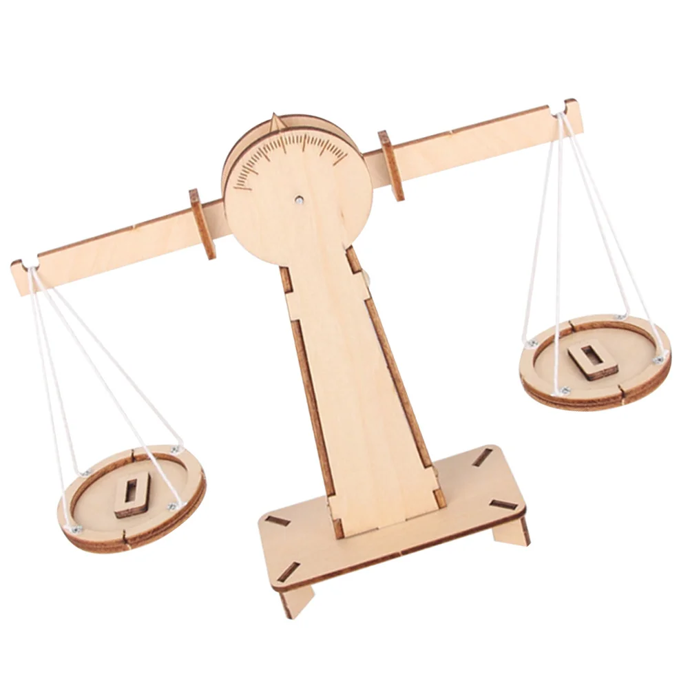 Equilíbrio de madeira diy montagem educacional crianças ciência artesanato kit crianças artesanal aprendizagem diy artesanato brinquedo