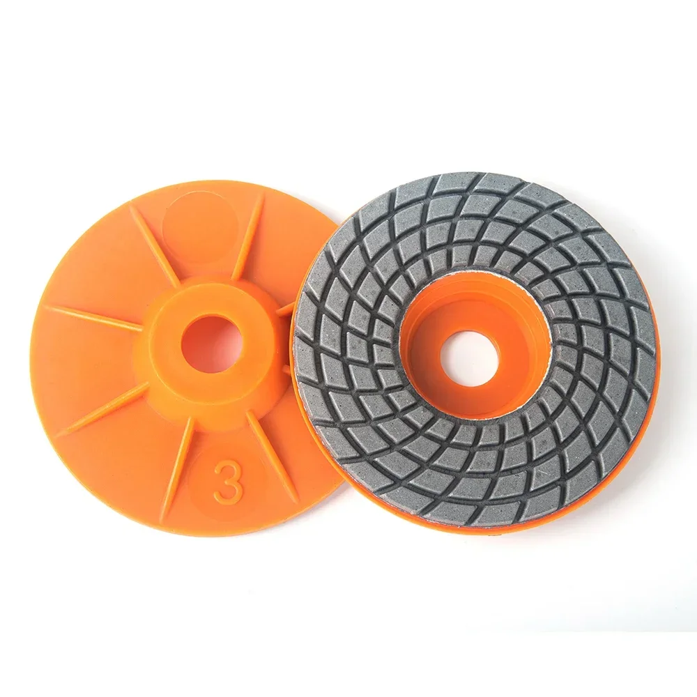 4 "Polegada 100mm abrasivo diamante molhado polimento almofada disco para pedra de quartzo mármore granito moagem concreto moedor ângulo