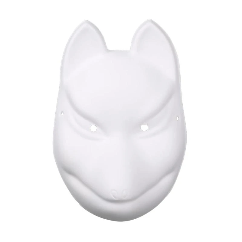

DIY Unpaintd Masquerades Masks Paper Mache Masks Blank Paintable Masks Halloweens Cosplays Costumes Kids Adult