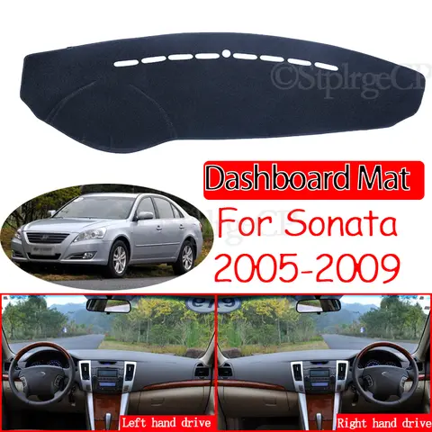 Anti-Slip Mat Dashboard Cover Pad Zonnescherm Dashmat Bescherm Tapijt Accessoires Tapijt voor Hyundai Sonata NF2005 2006 2007 2008 2009