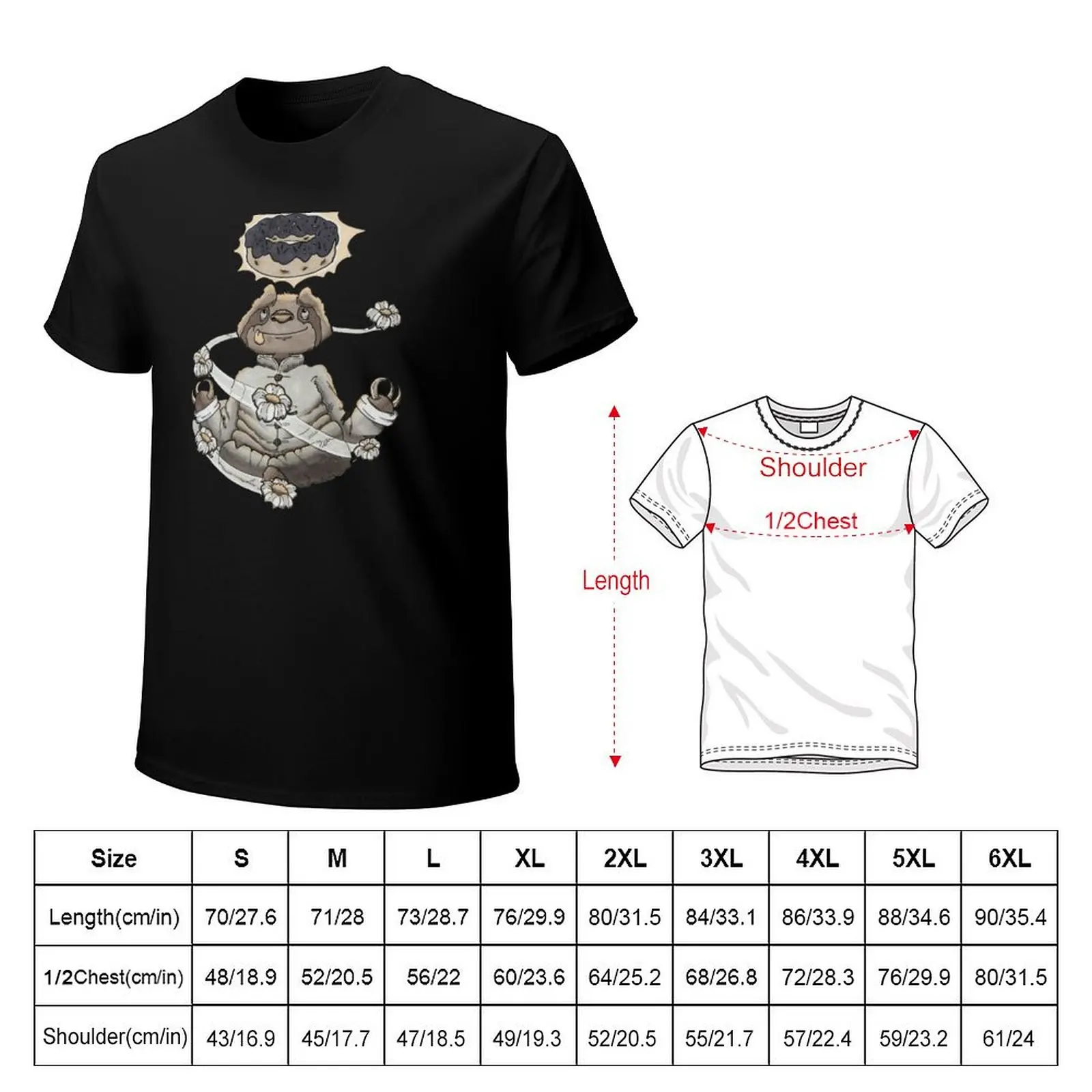 Zen sloth.2 T-Shirt Comfortable Work Wear Tee