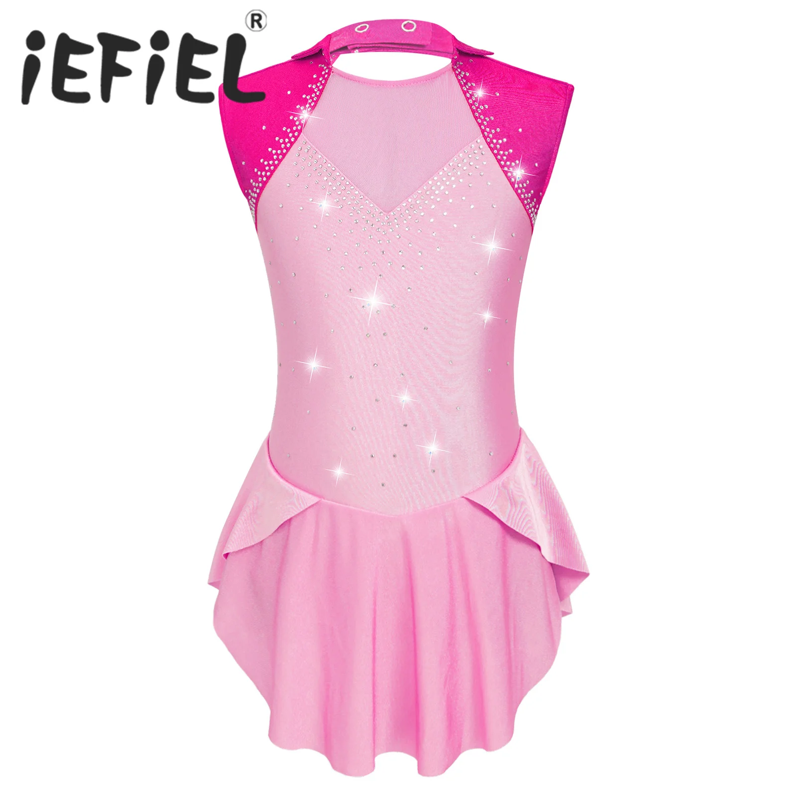 Kids Girls Ballet Dress Children Figure Skating Dancewear Leotard Ballerina Fairy Party Dance Costumes for Stage Performance