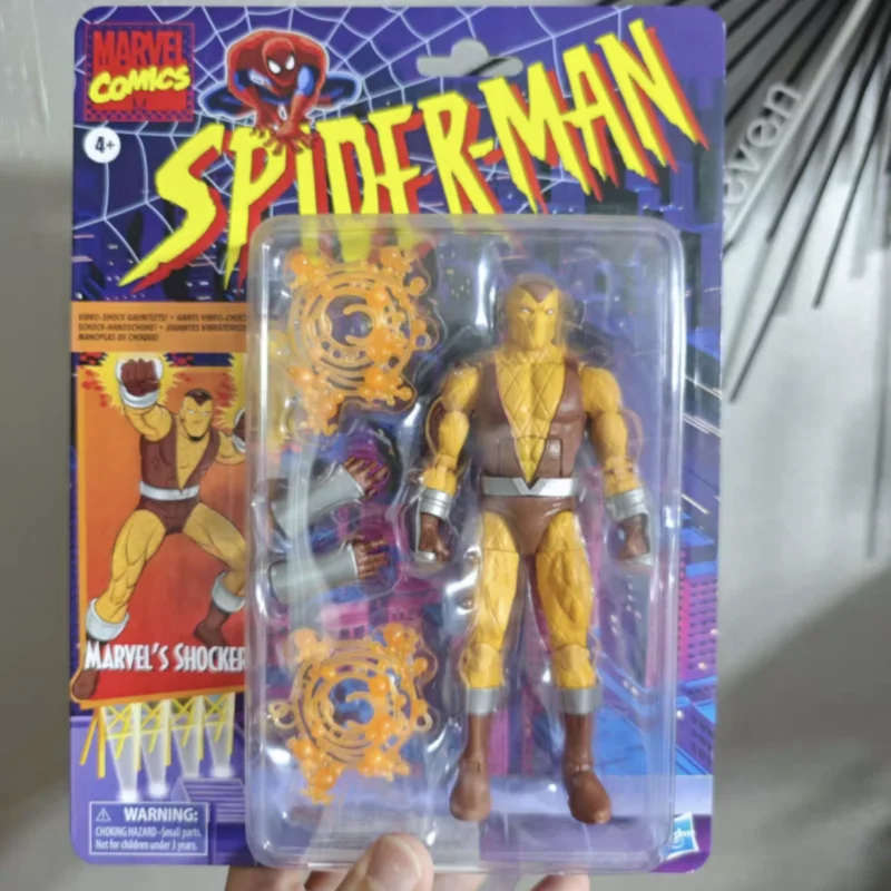 

Marvel Legends Spider Man Retro Card Quentin Beck Cletus Kasady Rhino Target 6-Inch Action Figure Moving Doll Toy Birthday Gift