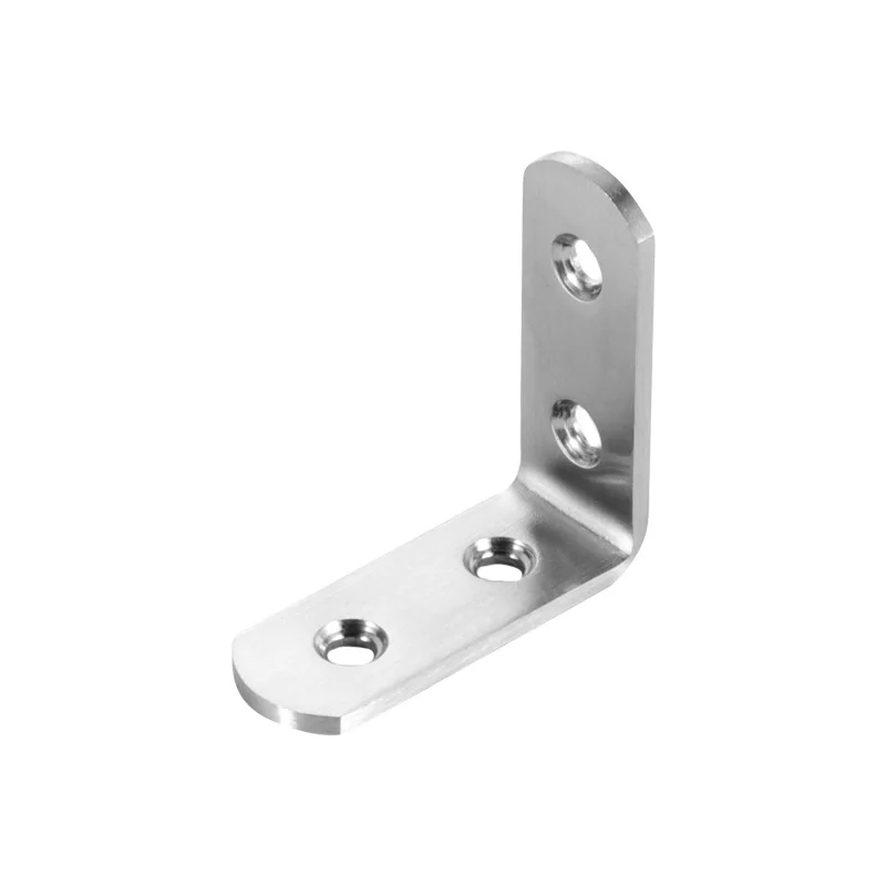 90 Degree Right Angle Fixed Stainless Steel Corner Code Reinforcement Hardware Triangle Iron Bracket Connection Piece