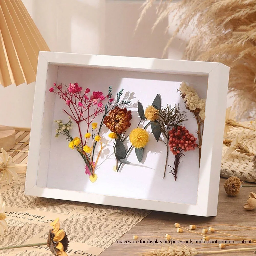 3D Hollowed Out Photo Frame, Handmade Dining Table Layout Shadow Box Photo Frame, Square 3D Photo Frame, Display/Wall Mounted