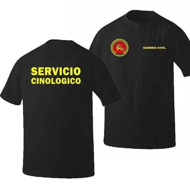 Cynological K-9 Service. Spain Civil Guard T Shirt. Short Sleeve 100% Cotton Casual T-shirts Loose Top Size S-3XL