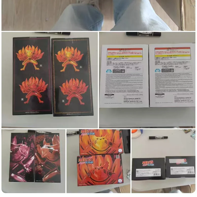 

В наличии оригинальная фигурка BANDAI NAMCO BANPRESTO Naruto Shippuden Nine Tails Kurama ПВХ, модель, коллекционные игрушки, украшение для рабочего стола