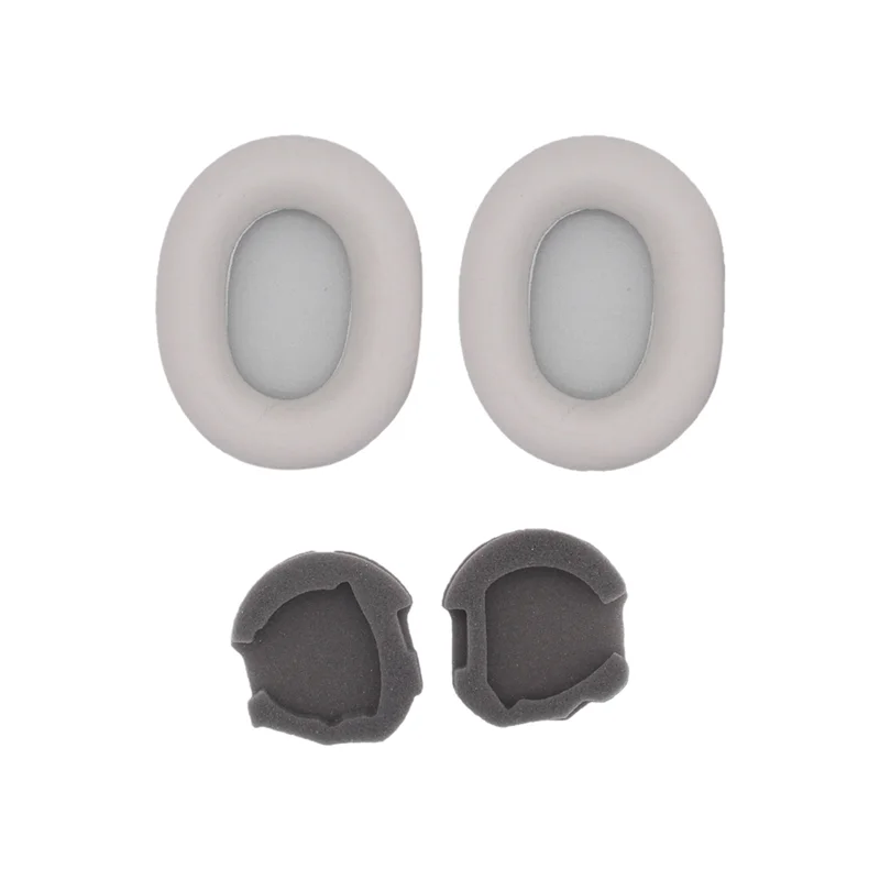 غطاء سماعة الأذن زوج واحد من أغطية سماعات الرأس WH-1000XM5 يمكن استبداله بسهولة سماعة الرأس وأكمام واقية بإبزيم وسادات الأذن باللون البني