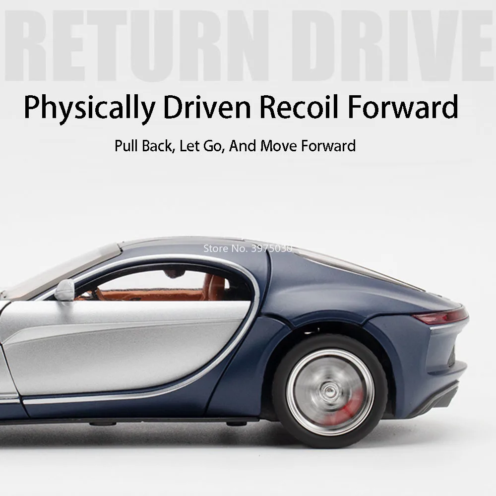 مقياس 1:24 Bolide أتلانتيك سيارات رياضية نماذج لعبة سبيكة دييكاست التراجع ضوء الصوت مركبات مصغرة لعب الأطفال أطفال هدية