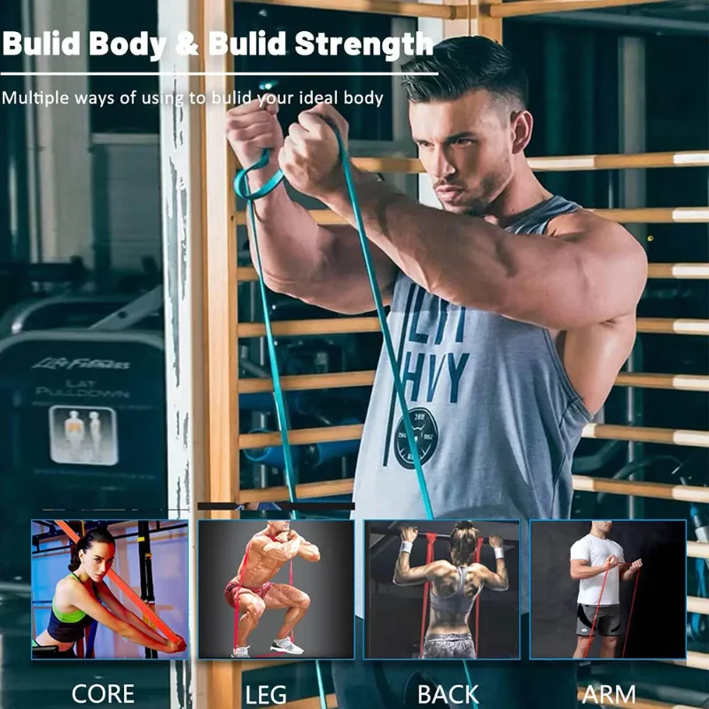 أربطة مقاومة للسحب لأعلى للتمرين في صالة الألعاب الرياضية المنزلية ومعدات اللياقة البدنية وتدريبات العضلات #5