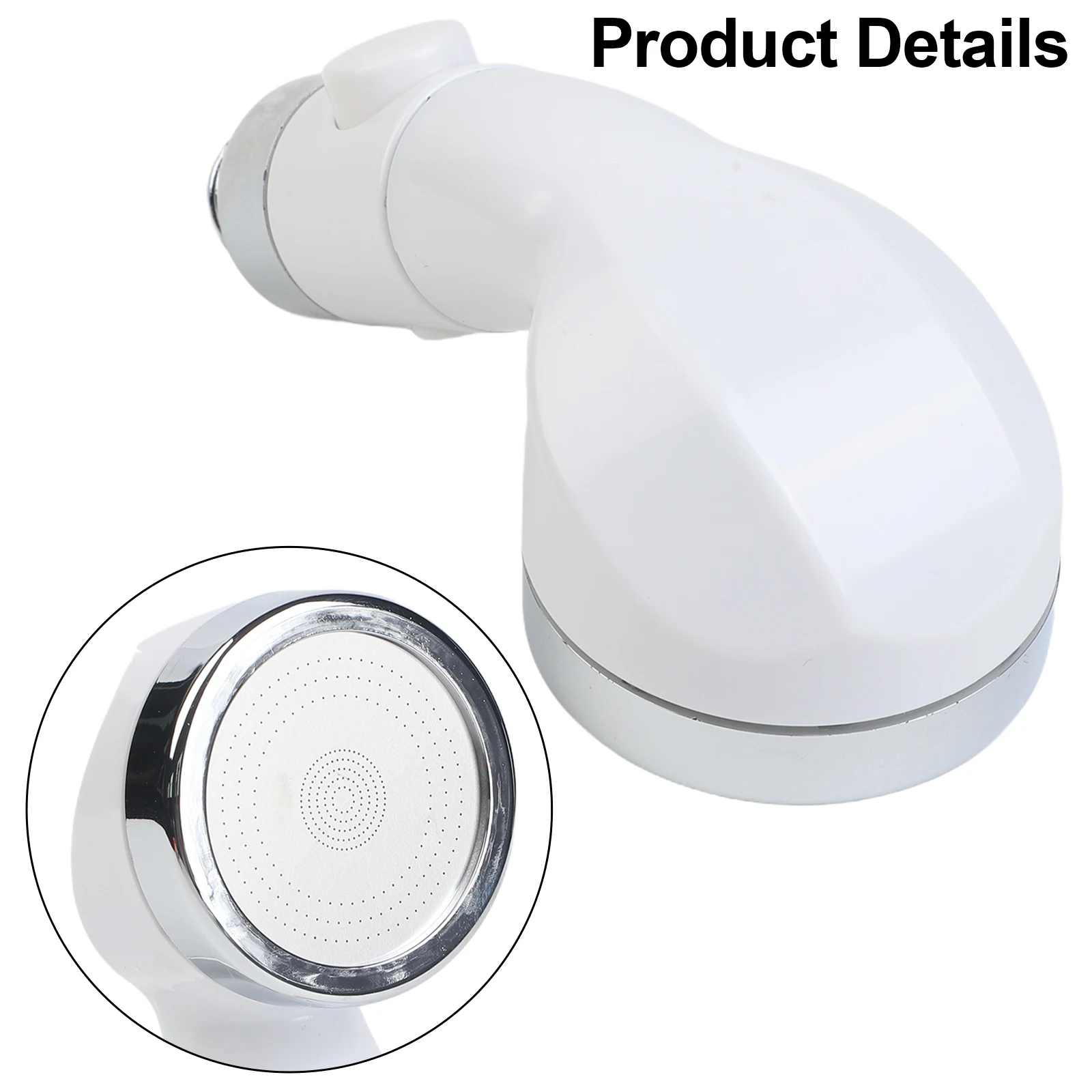 High Pressure Shower Head One-key Stop Water Spray Nozzle Barber Shop Hair Salon Showerheads Water Saving Bathroom Accessories
