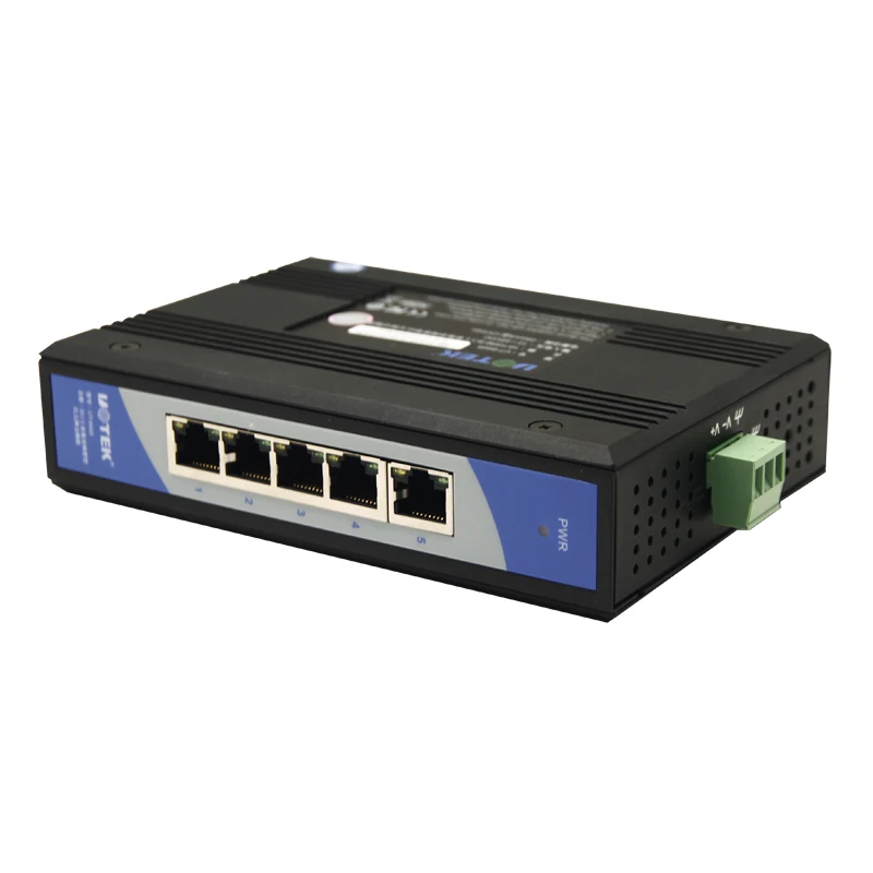 5-port Industrial Ethernet Switch, Non Managed Rail Industrial Grade Network Switch UT-6405W