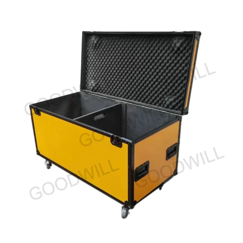 Aluminum Case Euro Style Road Trunk Cable Trunk Flight Case