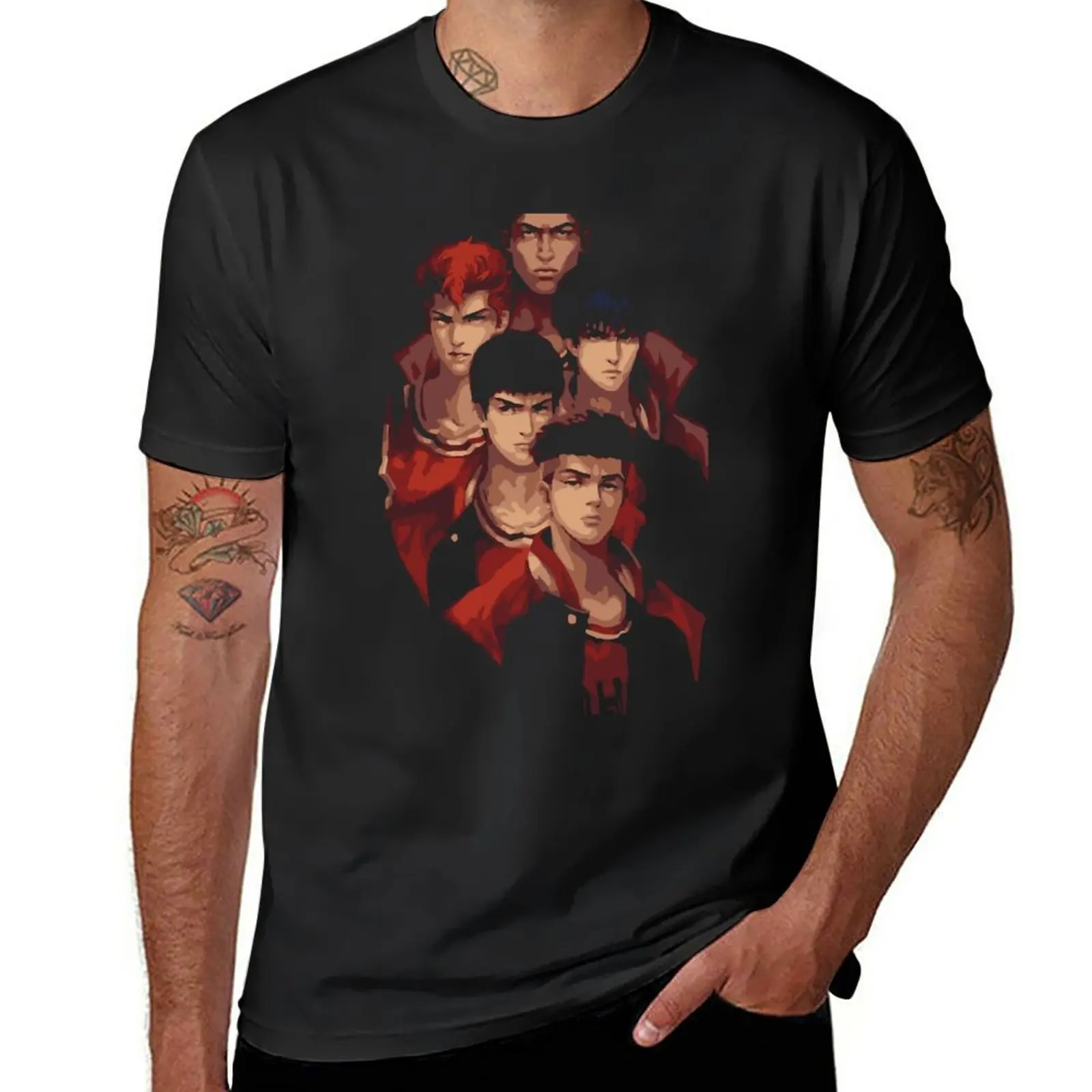 

New Slam Dunk Retro Vintage T-Shirt Short sleeve funny t shirts sublime t shirt heavyweight t shirts mens t shirts pack