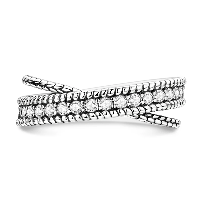 

Original 925 Sterling Silver Sparkling White Zircon Snake Bone Ring For Women Girls Jewelry Birthday Anniversary Gifts