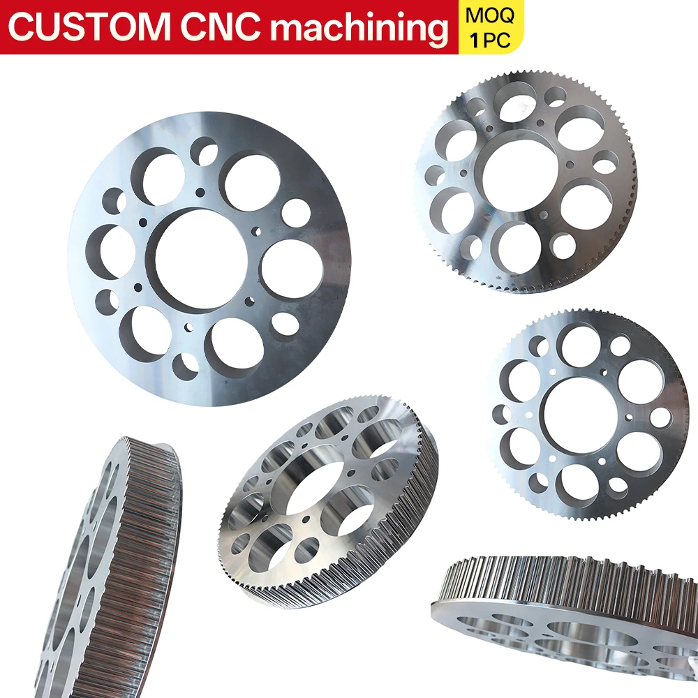 

Custom CNC Machined Metal Synchronous Belt Pulley — Factory Machining Center — 1 Piece — Customization Based on Drawings or Samp