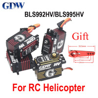 GDW RC Helicopter Servo BLS992HV BLS995HV 28kg CCPM Standard Size Digital Metal Servo For RC Racer Version Helicopter Airplane