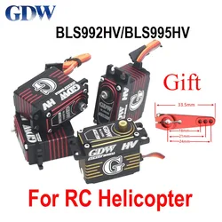 GDW RC elicottero Servo BLS992HV BLS995HV 28kg CCPM Servo digitale in metallo di dimensioni Standard per RC versione Racer elicottero aereo