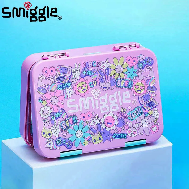 Genuine Australian Smiggle Sunflower Lunch Box Children'S Portable School Student Lunch Food Box Student Lunch Box Gift