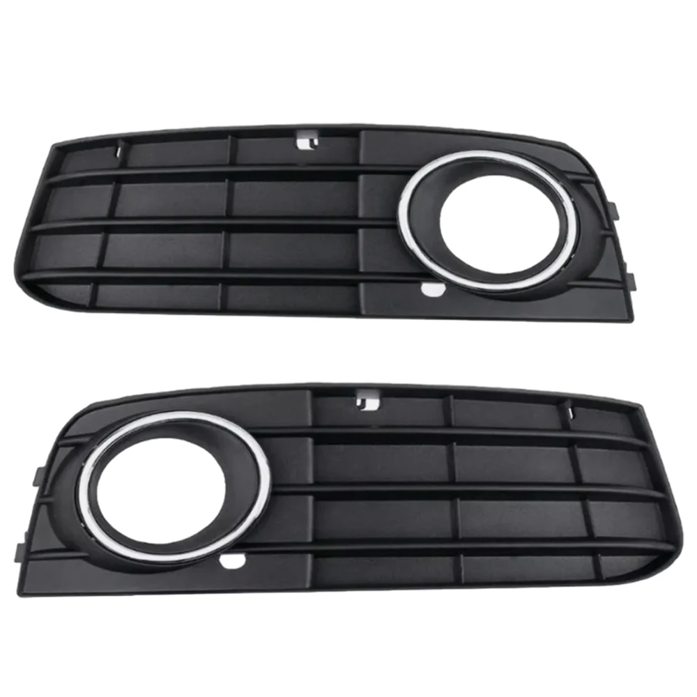 

For Audi A4 A4L B8 2009 2010 2011 2012 8K80768101C 8KD80768201C Left/Right Car Front Bumper Grille Fog Light Frame Cover