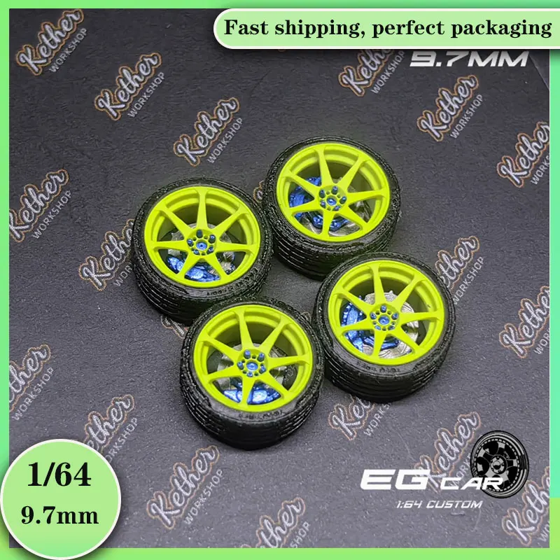 

Модель автомобиля 1/64, модифицированная ступица колеса с тормозами EGwheels SSR MS1/ssr Minerva/CST HYPER ZERO-1, 9,0/9,7 мм, поставляется с суппортом