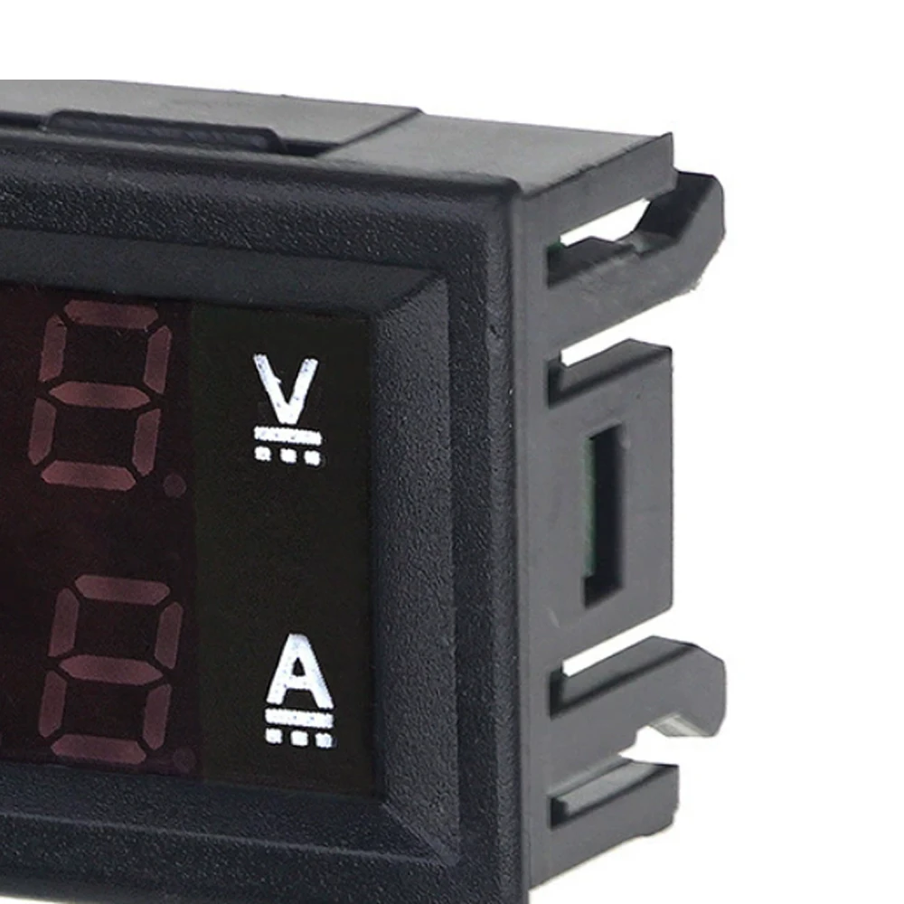 DC 0-100V 10A LED Digital Voltmeter Ammeter Dual Display Red Blue DC Voltage Current Meter Panel Amp Volt Tester 6