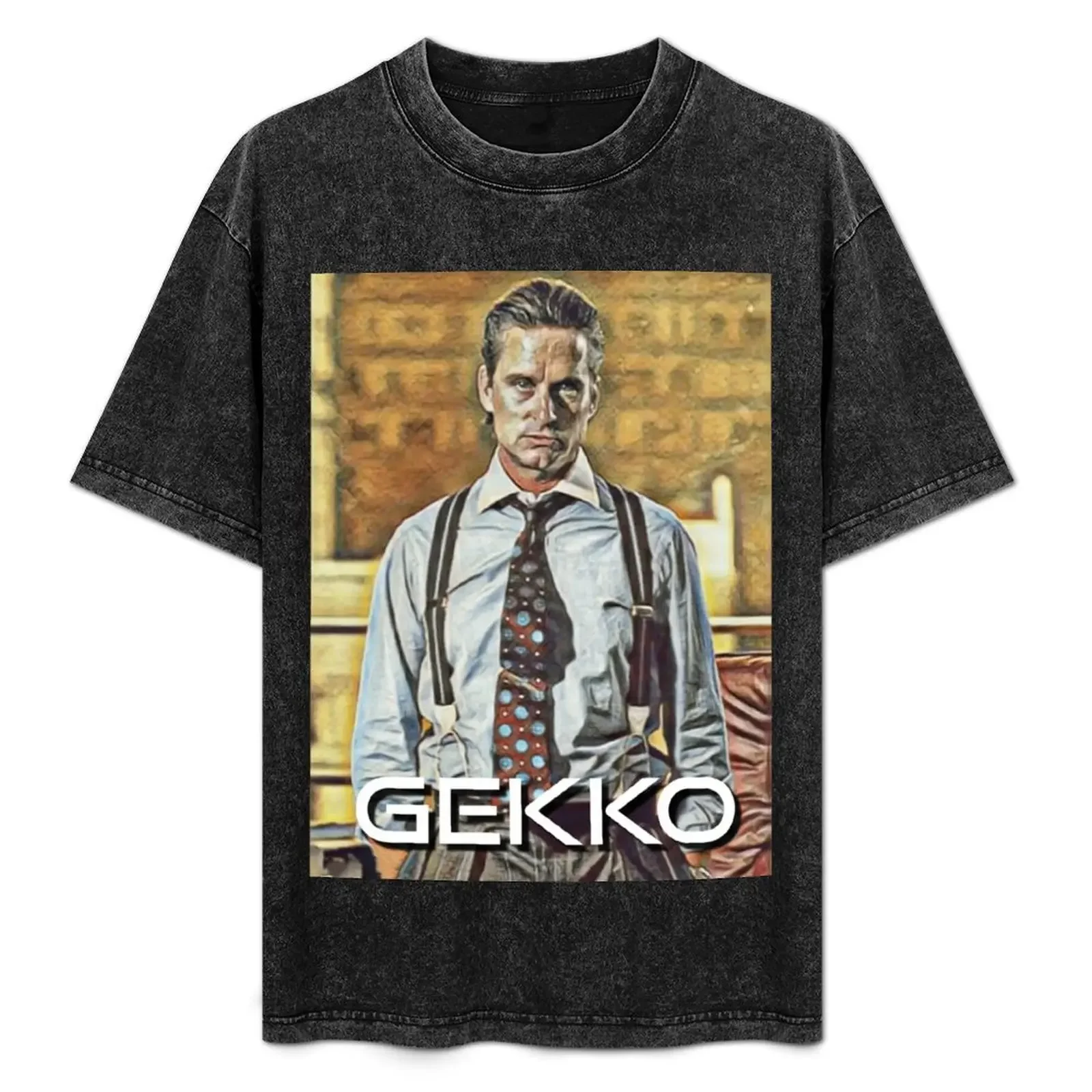 

Gordon Gekko by Michael Douglas T-Shirt Big and Tall Loose Fit T-Shirt