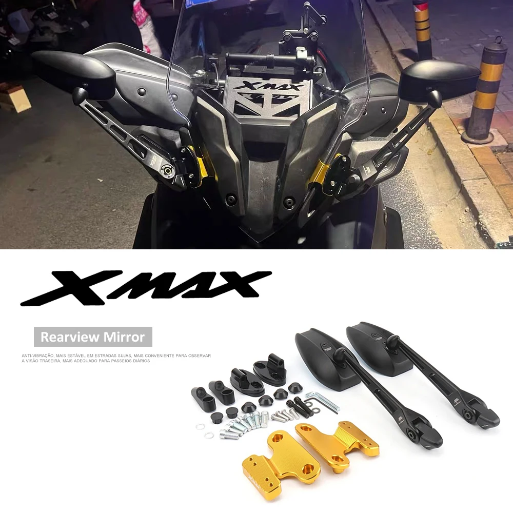 

Motorcycle Accessories For Yamaha XMAX300 X-MAX300 X MAX 300 X-MAX 300 2017-2024 2023 Rearview Mirror Forward Bracket Mirror Set