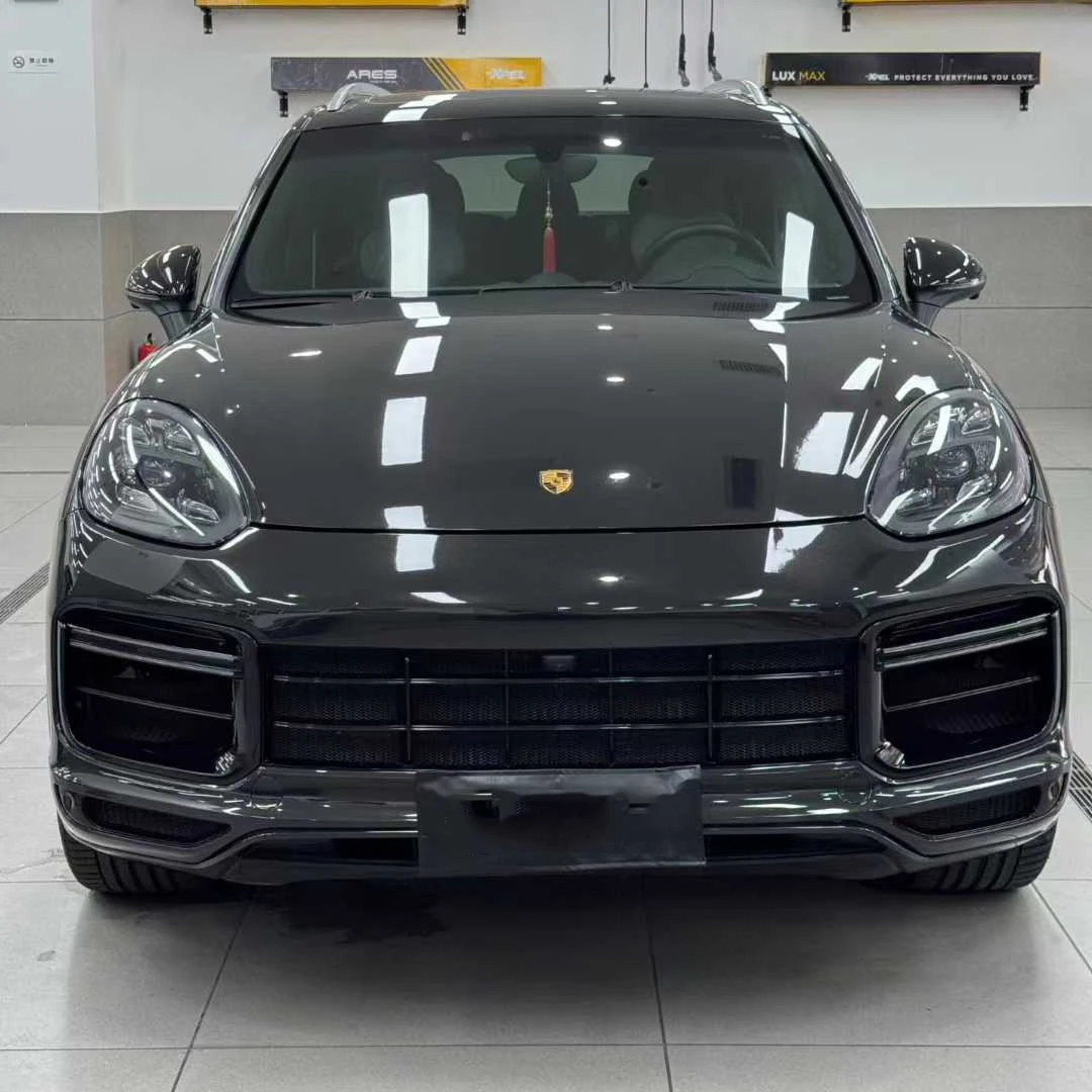 

PET Liner Car Vinyl Wrap Gloss Grey Air Release Fade Resistant Automotive Color Change Film