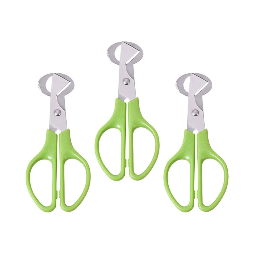 3PCS Quail Egg Cutter Scissors Kitchen Egg Shears Tool Shell Cutters Separator Cracker Quail Scissors Opener Kitchen Accessories