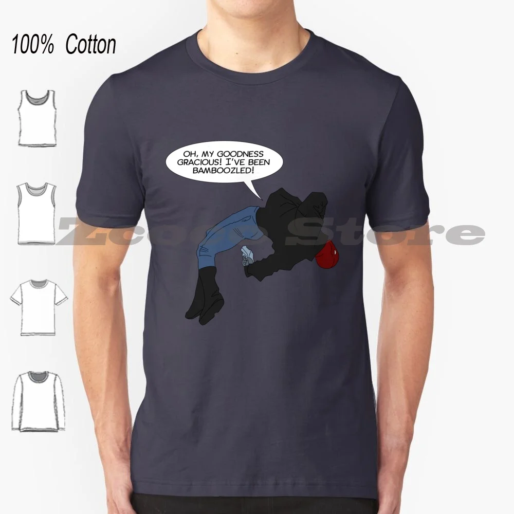 

Red Hood Bamboozled T-Shirt 100% Cotton Men Women Personalized Pattern Jason Todd Red Hood Bruce Wayne Robin Second Robin Oh My