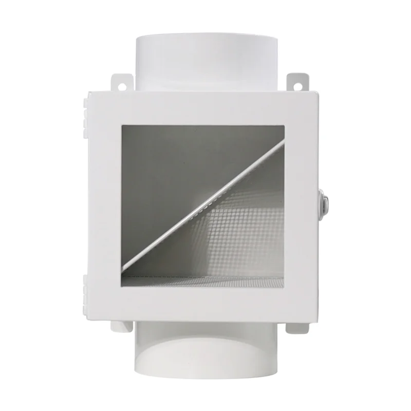 

BAAR-Indoor Dryer Vent Kit Metal Dryer Duct Lint Trap Clothes Dryer Replacement Vents