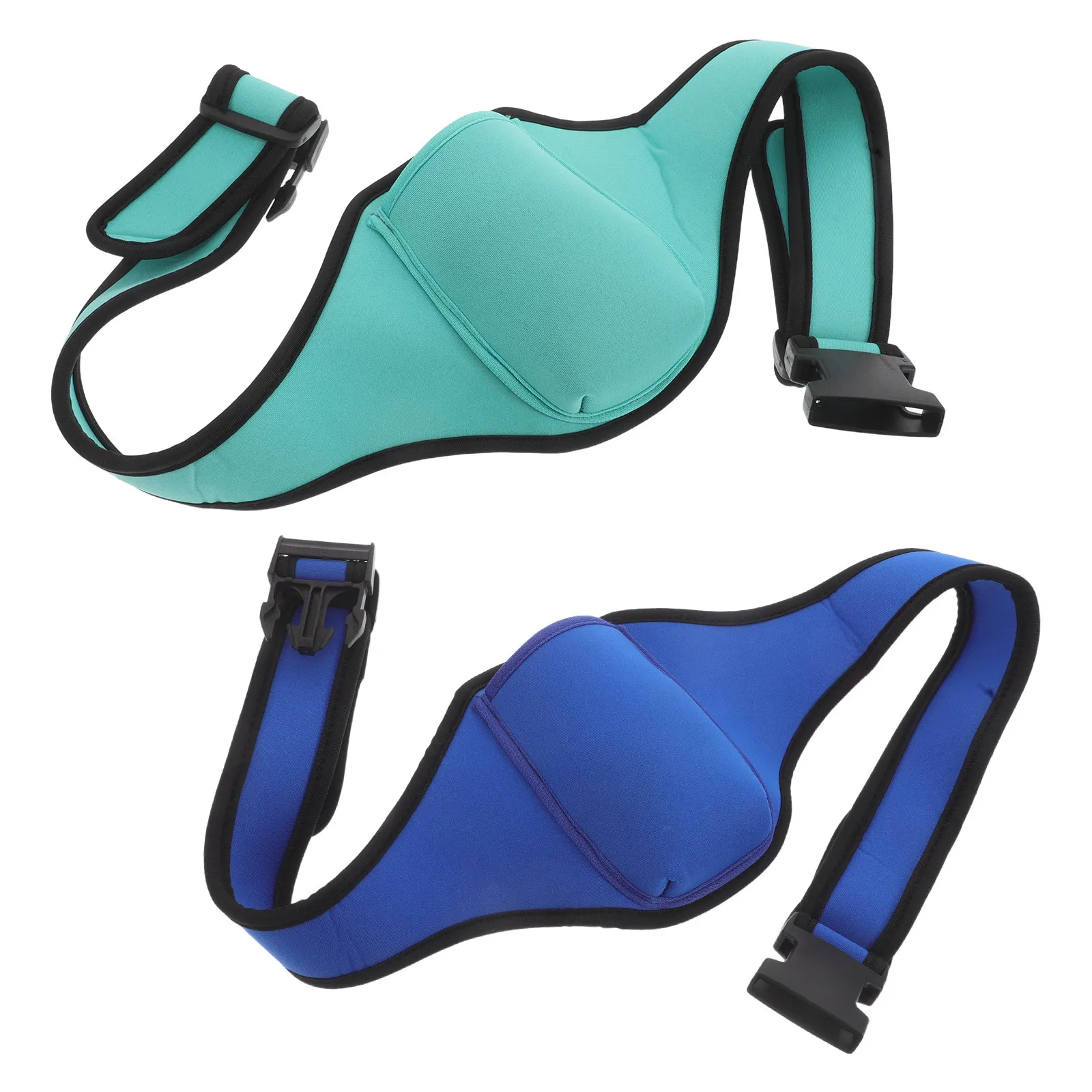 2Pcs Neoprene Running Waist Belt Phone Holder Sports Workout Waist Pack for Yoga Fitness Outdoor Activities Workout Belt