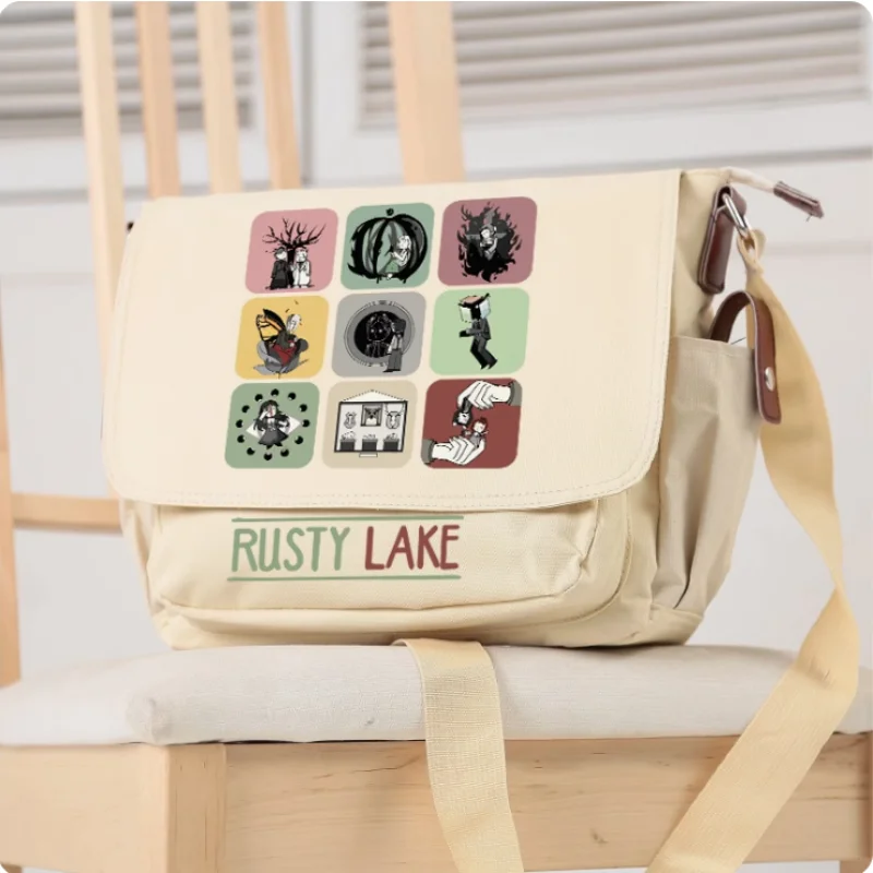 Imagem -02 - Anime Rusty Lake Crossbody Bolsas de Lona Unisex Messenger Bolsa Moda Bolsa de Ombro 739